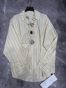 Striped Floral Detail Women's Shirt – Style 01, view 1