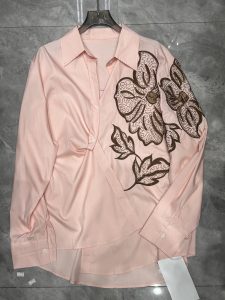 Leaf Detail Women's Shirt – Style 05, view 5