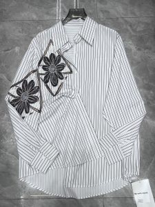 Striped Botanical Women's Shirt – Style 18, view 2