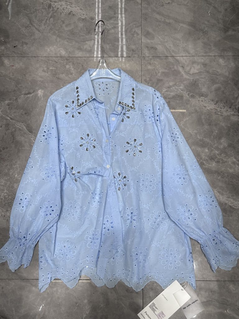 Lace Hem Women's Shirt – Style 19, view 1