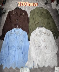 Lace Hem Women's Shirt – Style 19, view 2